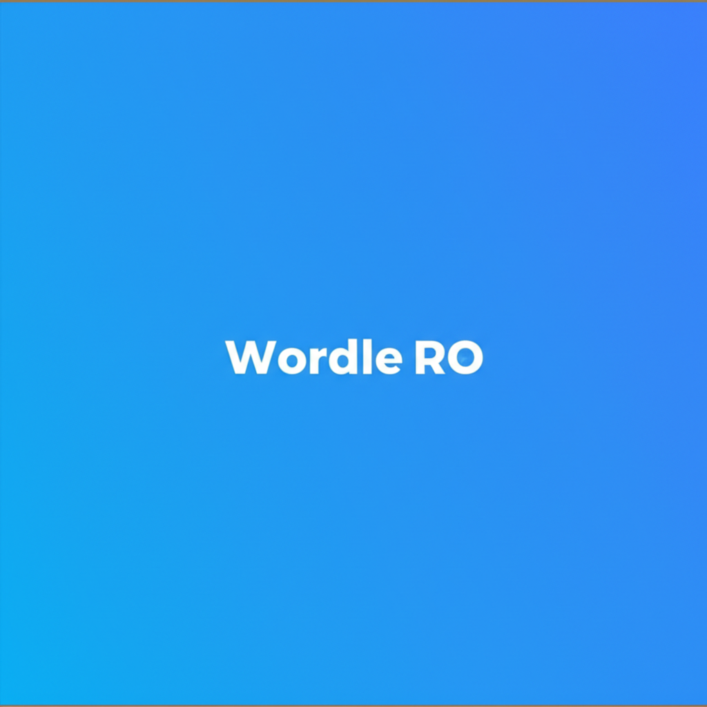 Wordle RO Game Interface